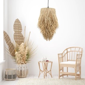 Toolight Toolight, stropné svietidlo 1xE27 APP1322-1CP, prírodná-čierna, OSW-02429