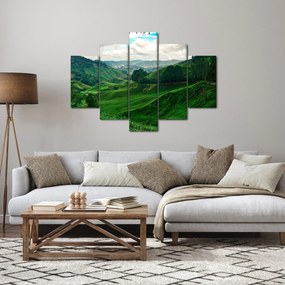 Obraz - Čajové plantáže v Malajzii (150x105 cm)