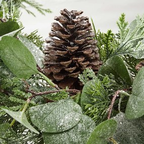 FLORISTA Veniec eukalyptový so šiškami 65 cm