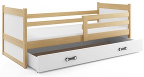 Posteľ RICO 1 190x90 borovica - biela