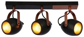 Bodové svietidlo ANICA 3xE14/40W/230V čierna/medená
