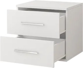 Nočný stolík ORVILLE - biely