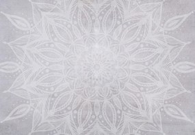 Fototapeta - Mandala na betónovej stene (147x102 cm)