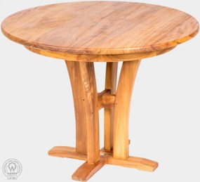 FaKOPA s. r. o. DANTE - guľatý stôl z teaku Ø 100 cm, teak