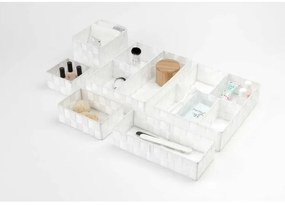 Úložný organizér Compactor TEX 18 x 12 x 7 cm, biela