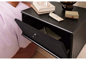Čierny nočný stolík závesný Mistral - Hammel Furniture