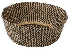 Úložný košík z morskej trávy Compactor Zic Zac, ⌀ 45 cm