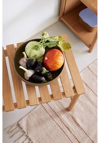 Kaki servírovacia miska z kameniny ø 28 cm Amare – Hübsch