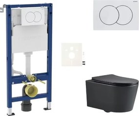 Závesný WC set SAT Brevis do ľahkých stien / predstenová SIKOGESBREBLD01