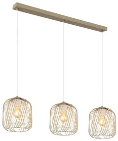 Globo 15965-3H - Závesné svietidlo na lanku DICHTI 3xE27/40W/230V