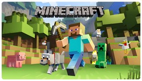 Textilná nálepka na stenu "Minecraft"