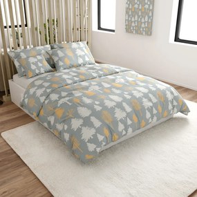 Bavlnené obliečky HOLLY REST sivé Rozmer obliečky: 70 x 90 cm | 140 x 200 cm