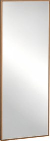 HOMCOM nástenné zrkadlo 125 x 45cm s dreveným rámom | Aosom