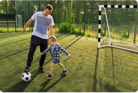 Neo-Sport Futbalová bránka 180 x 120 x 60 cm NS-464 čierna a biela