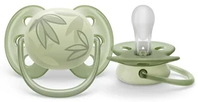 Dojčenský cumlík Ultrasoft Premium Avent 0-6 mesiacov listy