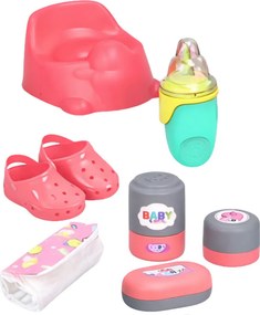 LEAN Toys Bábika Bobas – čurá, bľaboce, plače, hovorí, vydáva 12 zvukov, príslušenstvo, stolička