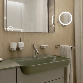 NIMCO NK set-31K-26 - Dávkovač mydla, stojan na kefky a nástenný háčik NIKAU