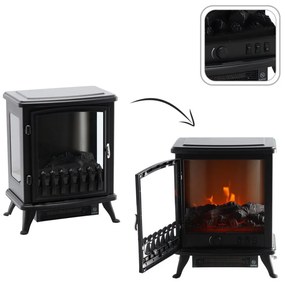 Elektrický krb – imitácia plameňa – 41,5 x 28 x50,8 cm – 900/1800 W