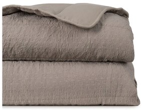 Taupe prešívaný pléd 180x260 cm – Ixia