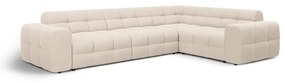 Béžová rohová pohovka (pravý roh/do L) Kendal – Micadoni