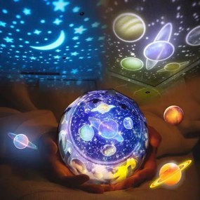Zaparkorun Projekčná lampička Diamond - biela
