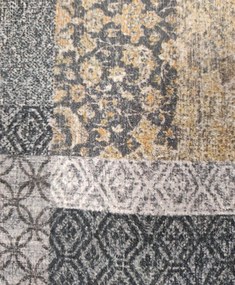 Spoltex, Kusový koberec Edessa 1300 Grey, 120x170, šedá, chodba / predsieň