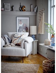 Mramorový okrúhly odkladací stolík ø 46 cm Jasmia – Bloomingville