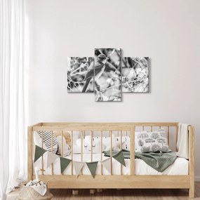 Obraz - Modrý vták v zime (90x60 cm)