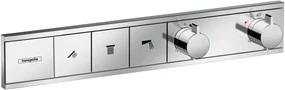 Hansgrohe RainSelect, batéria pod omietku na 3 spotrebiče, chrómová, HAN-15381000