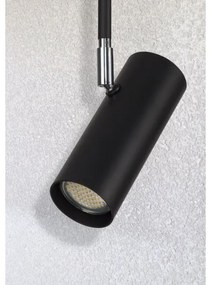 Luster na tyči OKO 1xGU10/25W/230V 30 cm čierna