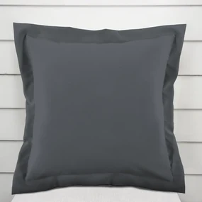Biante Dekoračná obliečka na vankúš s lemom Rongo RG-076 Sivá 50 x 60 cm