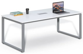 Konferenčný stôl Houseland Prime Meet 01 200 cm biely