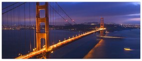 Obraz - Golden Gate Bridge (120x50 cm)