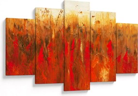 Obraz maľované abstrakcie (150x105 cm)