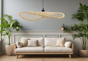 Toolight Boho, stropné svietidlo 1xE27 APP1541-1CP, hnedá-čierna, OSW-06977