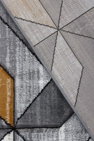 Koberec Cosmic Carving 5103 GREY/GOLD rozmery koberec: 160x230 cm