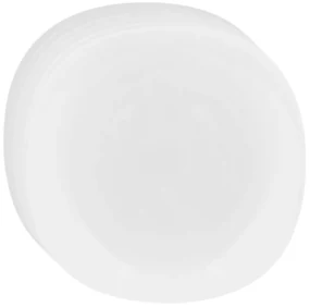 Altom Sada plytkých tanierov z opálového skla White harmony 28 cm, 6 ks