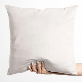 Biante Zamatová obliečka na vankúš Velvet Prémium SVP-024 Krémovo biela 35 x 45 cm