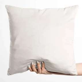 Biante Zamatová obliečka na vankúš Velvet Prémium SVP-024 Krémovo biela 40 x 60 cm
