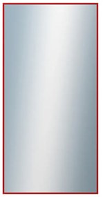 DANTIK - Zrkadlo v rámu, rozmer s rámom 60x120 cm z lišty Hliník červená (7269210)