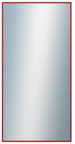 DANTIK - Zrkadlo v rámu, rozmer s rámom 60x120 cm z lišty Hliník červená (7269210)
