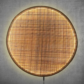 Toolight Toolight, LED nástenné svietidlo APP1408-W, prírodná hnedá, OSW-08639