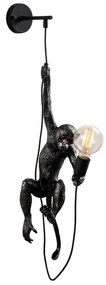 Nástenná lampa Singe čierna