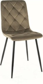 SI Jerry Velvet stolička olivový