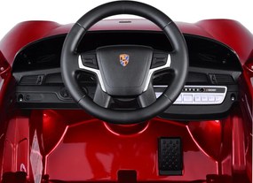 JOKOMISIADA Elektrické autíčko na batériu Porsche RUF CTR3 červené + diaľkové ovládanie PA0327