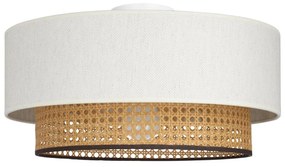 Stropné svietidlo NATIA 1xE27/60W/230V biela/hnedá