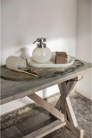 Krémovobiely sklenený dávkovač mydla Opal – Mette Ditmer Denmark