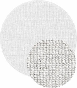 Koberec Hanse Home Bouclé Jaipur biely kruh