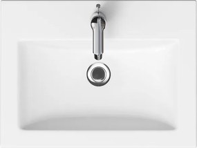 Cersanit Tirso, závesná umývadlová skrinka 594x447x572 mm + keramické umývadlo, béžová matná, S801-541