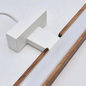 Brilagi-LED Kúpeľňové osvetlenie zrkadla WOODY MIRROR LED/12W/230V IP44 dub/biela